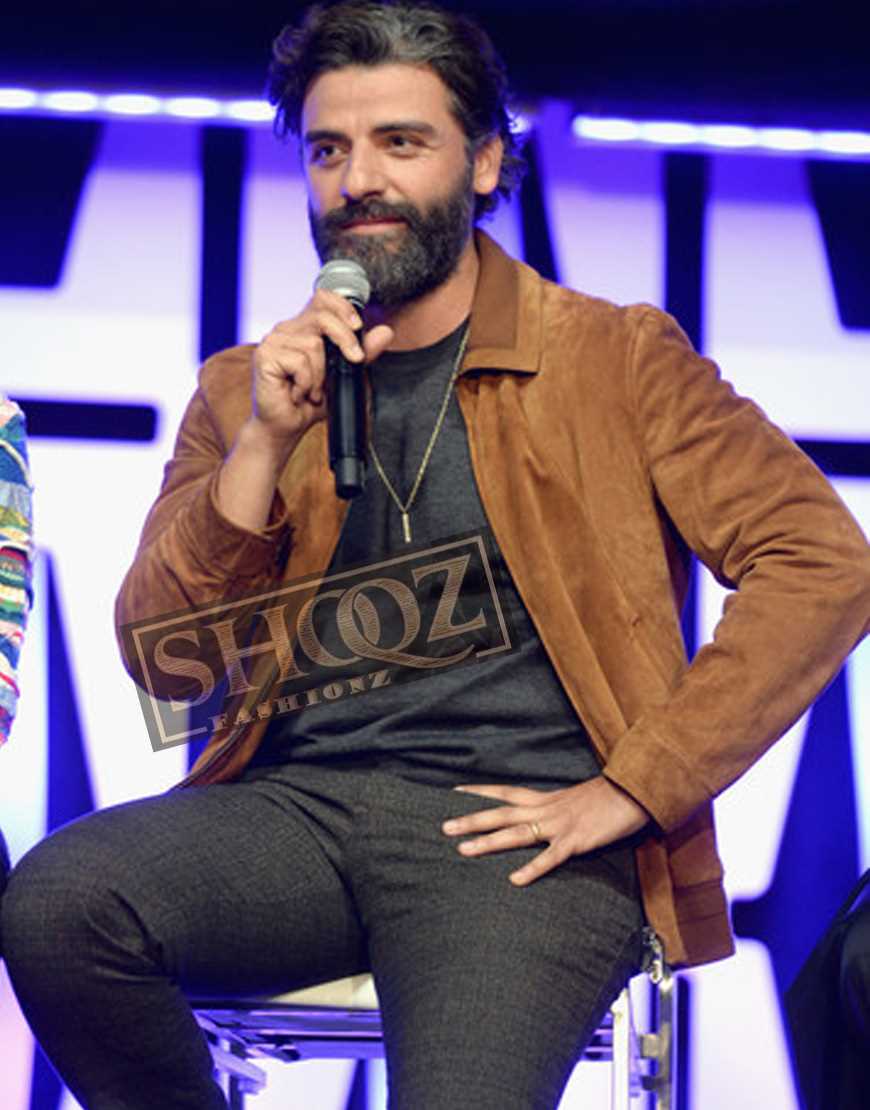 Star Wars The Rise of Skywalker Oscar Isaac (Poe Dameron) Suede Jacket